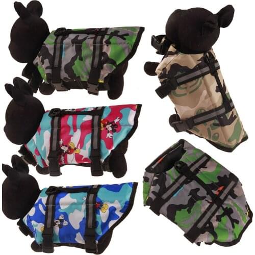 Dog Clothes Reflective Pet Life Jacket Outdoor Clothes Large, Medium and Small Dog Safety Clothing Dog Swimwear Pet Clothes