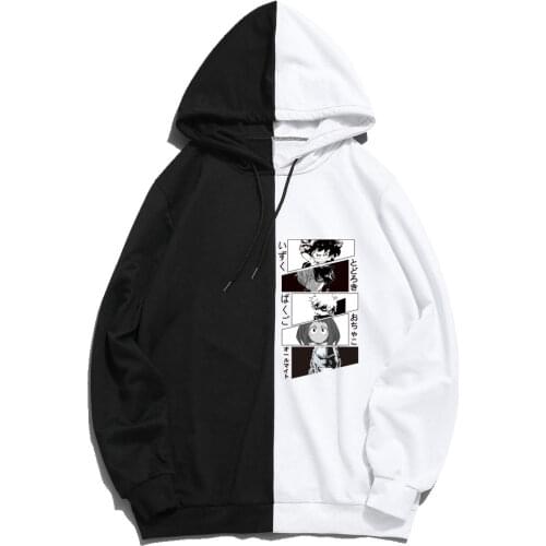 My Hero Academia Boku No Hero Academia Print Hoodie Double Color Hoodies Pullover Sweatshirt Harajuku Thin Clothing Kawaii