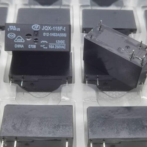[In stock] Brand new original Relay JQX-115F-I 012-1HS3A 12VDC 6pins 16A 12V HF115F