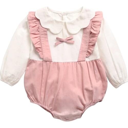 Spring and Autumn Infant Long-Sleeve Romper Baby Clothes