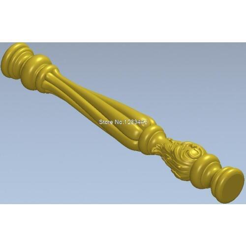 High quality New 3D model for cnc 3D carved figure sculpture machine in STL file staircase column _1