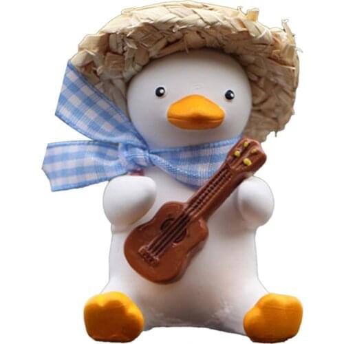 Funny Rich Duck Car Interior Decoration Interesting Car Ornaments Duck Shape Auto Interior Decoration