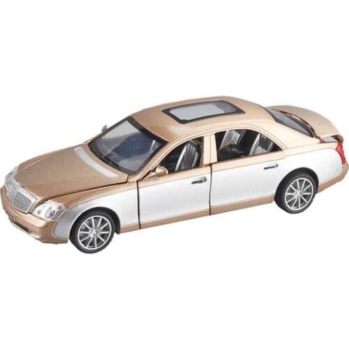 1:32 HX Toy Car Maybach Extended edition Metal Toy Alloy Car Diecasts & Toy Vehicles Car Model light sound Toys For Children