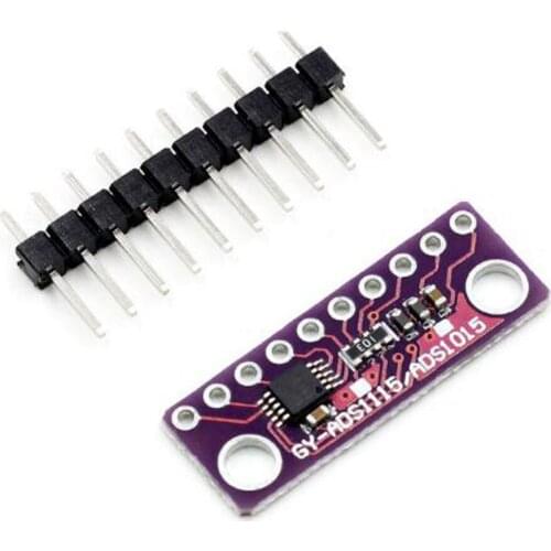 1 PCS Purple GY-ADS1015 Ultra-small 12-bit Precision Analog-to-digital Converter ADC Development Board Module