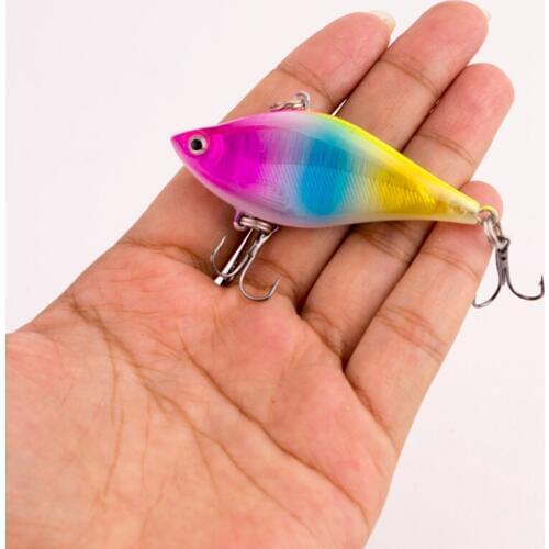 1PCS Fishing Wobbler Hard Platic VIB Fishing Lure 6CM 13G Isca Artificial Crankbait Fish Deep Water Swimbait fishing