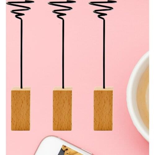 3pcs Iron Air Plant Stand Container Tillandsia Holder Tabletop Plant Pot Display Rack Vase with Wooden Base