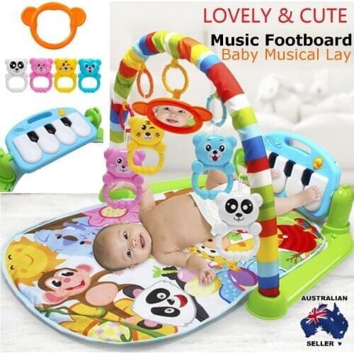 3 in 1 Educational Toy Baby Play Mat Kids Rug Educational Puzzle Carpet of Piano Keyboard Cute Animal Soft Floor Action Playmat