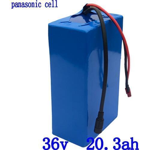 36V electric bike battery 36V 20AH Lithium battery pack 36V 20AH ebike battery use panasonic cell with 30A BMS +42V 2A charger