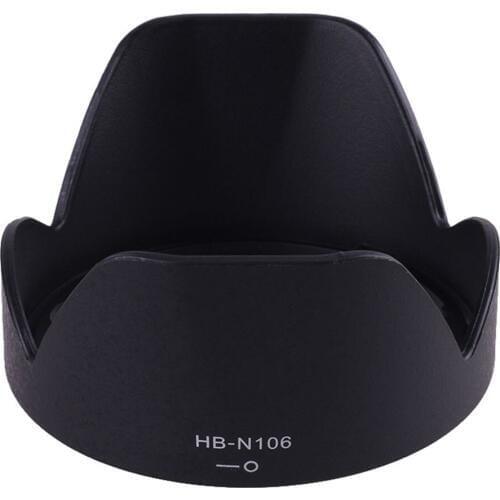 Camera Lens Hood HB-N106 55mm Bayonet petal Reversible Lens hood suit for Nikon AF-P DX 18-55mm f/3.5-5.6G VR Lens