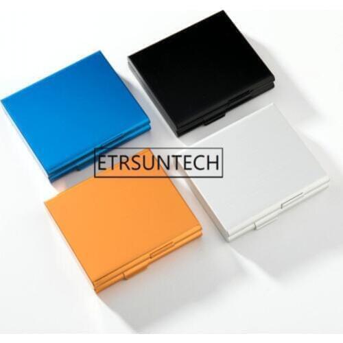 50pcs Cigarette Case Aluminium Alloy Holder Box 20pcs Cigarettes Storage Case Tobacco Cigar Container Holders