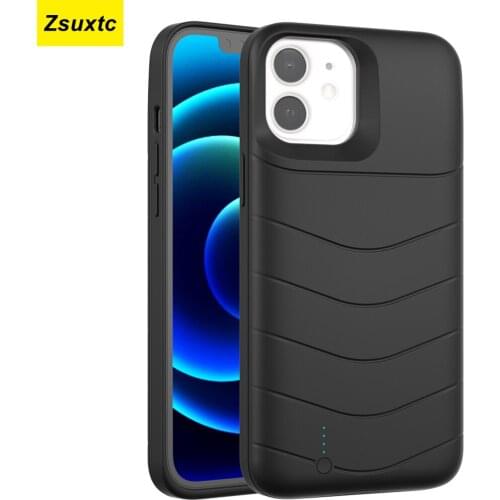 4000 Mah To 6000 Mah Battery Case For iphone 12 Mini 12 Pro 12 Pro Max Audio Output Power Bank Cover 12Pro Battery Charger Case