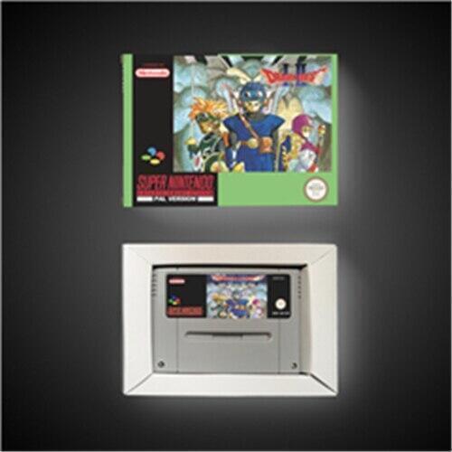 Dragon Quest I & II - EUR Version RPG Game Card Battery Save With Retail Box