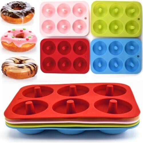 1pc Silicone Dount Mold Dessert Tool Fast Easy Manual Doughnut Maker DIY Cookies Cake Decoratings Baking Tools Kitchen Gadgets