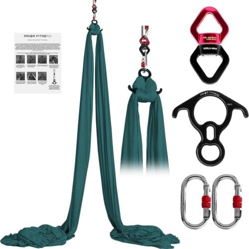 5.5Yards/5M Yoga Hammock Set Yoga Fitness Aerial Silk Yoga Swing For Home Outdoor Aerial Hammock Acrobatic Dance for gymnast