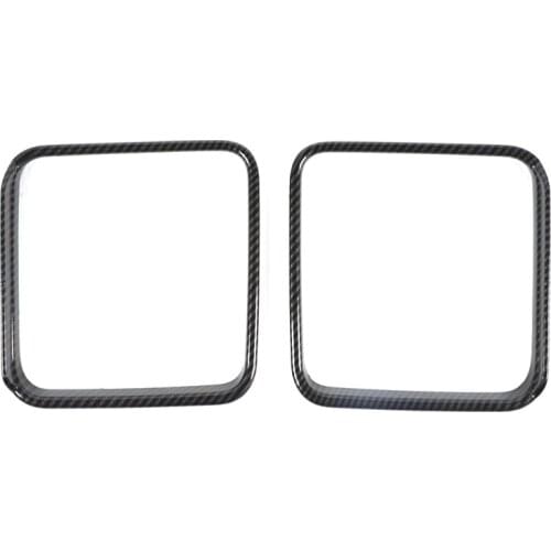 Rearview Mirror Rain Eyebrow Cover Frame Trim ABS for Jeep Wrangler JK 2007-2017 Car Accessories