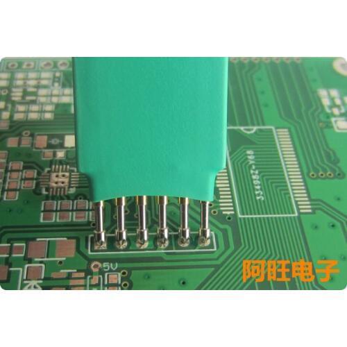 Burning Download Line Thimble 2.54mm-6P Writing Program Probe Testing Needle Spring Needle 6 Feet