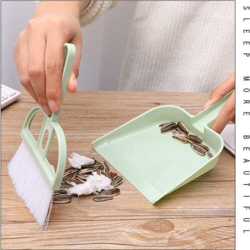 Mini Desktop Sweep Cleaning Brush Keyboard Brush Desktop Sweep Two-Piece Set Home Cleaner Dust Brush Cleaning Tool Accessories