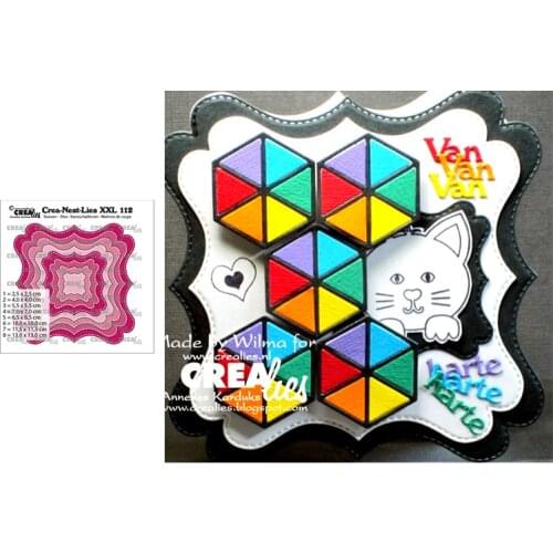 New Arrival Multiple Ring Shape Metal Cutting Dies Craft for Scrapbooking Handmade Tools Knife Mould Blade Punch Stencils Model