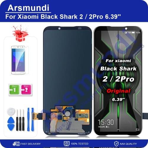 Original 6.39'' For Xiaomi Black Shark 2 SKW-H0 SKW-A0 LCD Screen Display+Touch Panel Digitizer For Black Shark 2 Pro DLT-A0