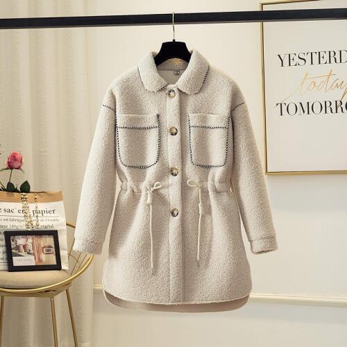 Faux Fur Coat Female Jacket Autumn Winter Coat Women Clothes 2020 Korean Vintage Warm Tops Manteau Femme Hiver 2020 ZT4884