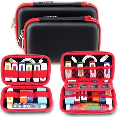 Portable Digital Products Pouch Travel Storage Bag for HDD, Phone,USB Flash Drive, Earphone, Health USB Key ,SD Card