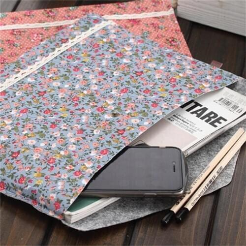 Felt Cloth File Folder Student Stationery Test Bag Information File Home Office Document Information Sort Out Sorting Bag