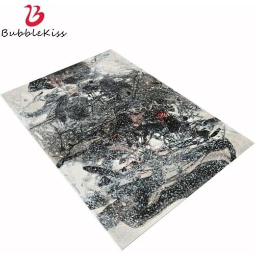 Bubble Kiss Anti-wrinkle Polyester Rugs for Bedroom Sofa Coffee Table Carpet Living Room Decor Rug Grey Modern Home Decor Carpet