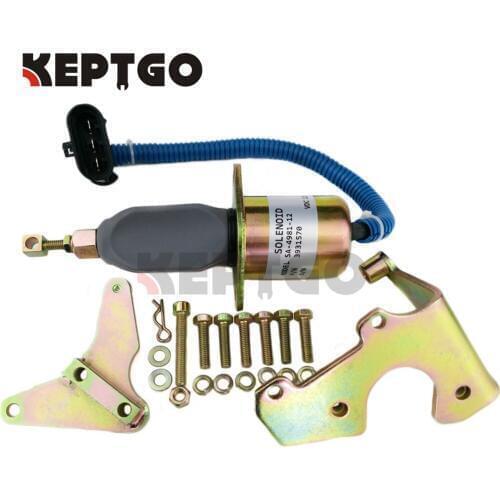 SA-4981-12, 3931570, 12v Fuel Shut Off Solenoid For 5.9L 94-98 Dodge Diesel ( with components )