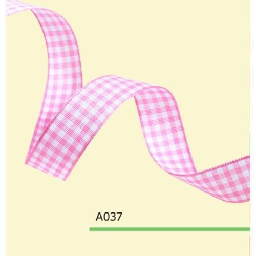 1 Inch 2.5cm Scottish Christmas Checked Ribbon