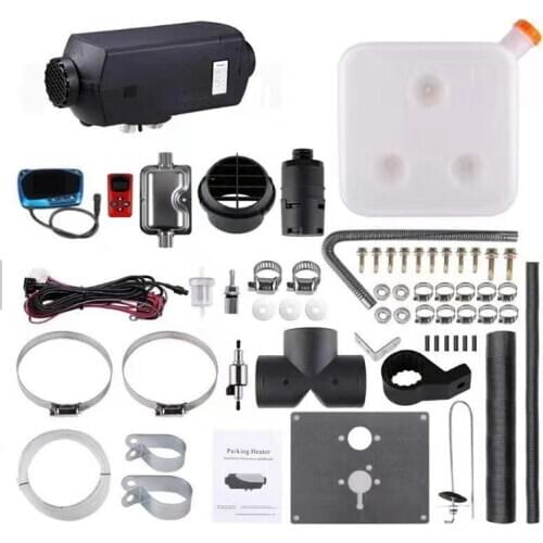 Thermostatic remote control 5kw 8kw split black parking diesel air heater parking air heater