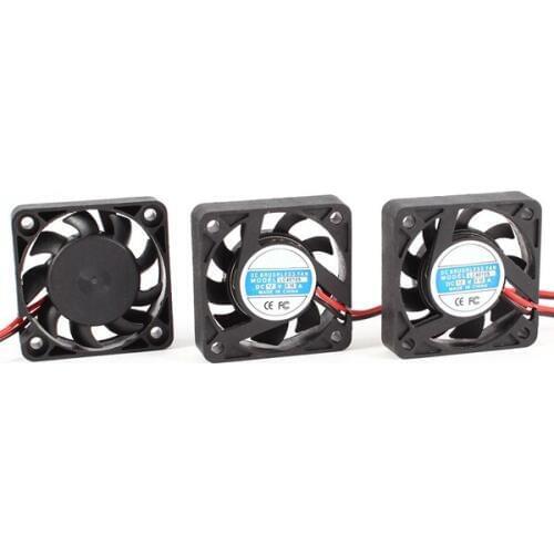 YOC-3 Pcs 4cm 2 Pin DC Brushless 12VDC 0.10A CPU Cooler Cooling Fan