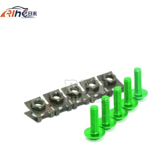 6mm motorcycle fairing screw for Buell Ulysses XB12XT XB12X XB12 XB91125r/cr Kawasaki Zx7r Zx9 Zrx versys 650 klx250 ninja 250