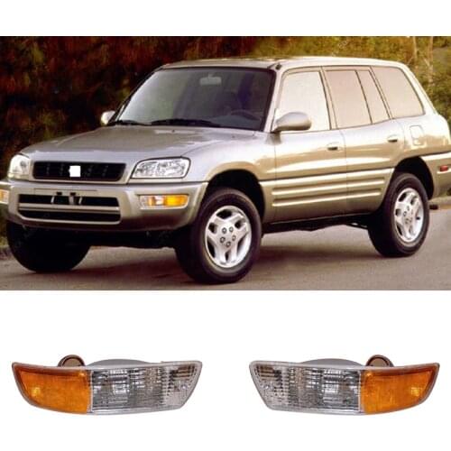 1 Pair Car Front Bumper Fog Driving Light fit for Toyota RAV4 1998 1999 2000
