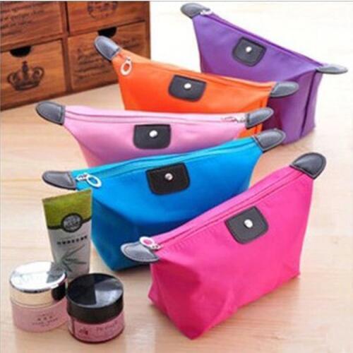 2018 Women Travel Organizer Handbag Purse Casual Nylon Zipper Makeup bag Cosmetic bag Case Make Up Toiletry Storage Travel Wash