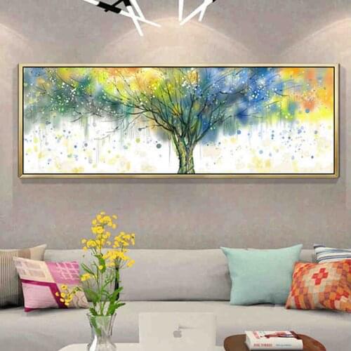 Diamond Embroidery Wealth Tree Diy Diamond Painting Full Drill Square Abstract Life Tree Mosaic Cross Stitch Kit HandmadeZP-3206