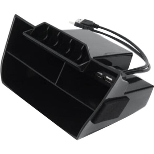 AU05 -Car Central Console Storage Box USB Extension Cable for Honda Civic 2016 2017 2018 2019