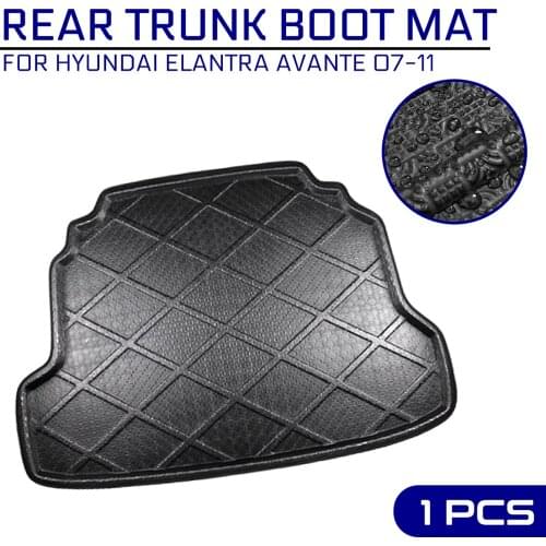 Car Floor Mat Carpet Rear Trunk Anti-mud Cover For Hyundai Elantra Avante 2007 2008 2009 2010 2011