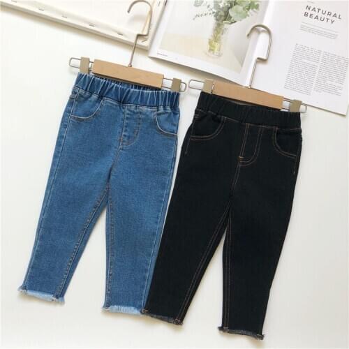 Boys' Trousers 2020 Autumn Winter Korean Style Baby Outerwear Kids Velvet Fleece Jeans Boys Trousers Childrens Denim Pants 2-6Y