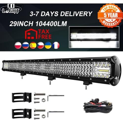 CO LIGHT 16D 4-Row Spot Flood Offroad LED Work Light Bar 29" 104400LM ATV 4x4 Bar LED Truck Bar Light For SUV 4WD 4x4 Car Trucks