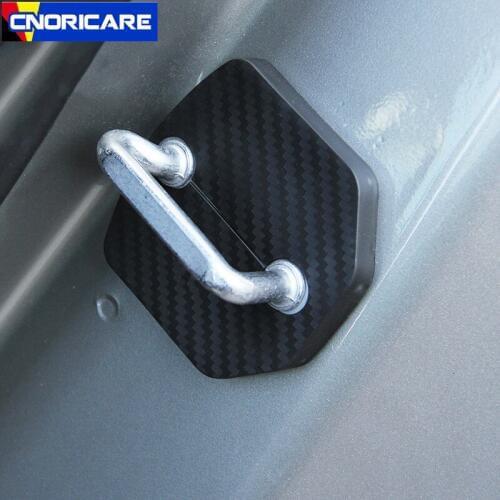 Carbon Fiber Color Car Door Buckle Cover Decoration For Volvo S60 XC60 V60 Auto Waterproof Anti Rust Protection Accessories