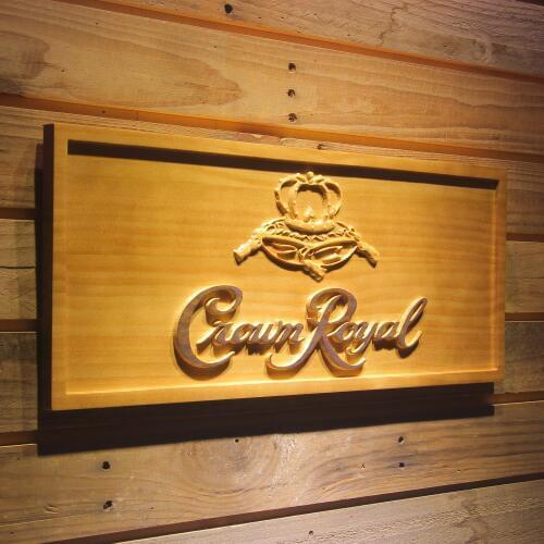 Crown Royal Beer 3D Wooden Signs