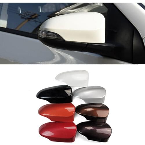 For Toyota Yaris 2012 2013 2014 2015 2016 2017 2018 2019 Outside Rearview Mirror Cover Wing Door Side Mirror Shell Cap Housing