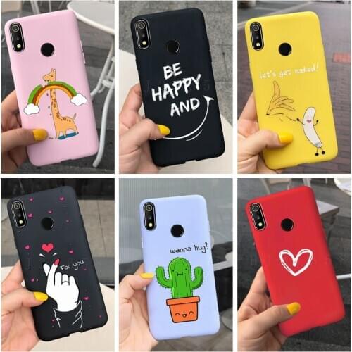 Cartoon Case For Oppo Realme 3 Pro Case Soft Silicon TPU Back Cover For Oppo Realme 3 Pro C3 Phone Cases Full Coque Funda Bumper