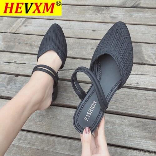Fashion Womens Sandals 2021 Mules Slippers For Beach Shoes Close Toe Women Heels Strappy Wedges Shoes For Women Plastic Sandals