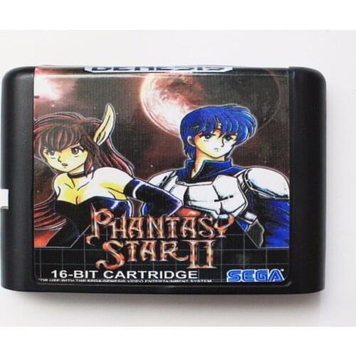 New Arrival Phantasy Star II 16 bit MD Game Card For Sega Mega Drive For Genesis