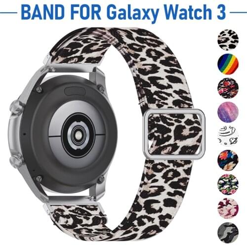 Nylon Adjust Strap for Samsung Galaxy Watch 3 41mm Band Loop for Galaxy Watch 3 45mm Watchband Belt Bracelet Accessories 20/22mm