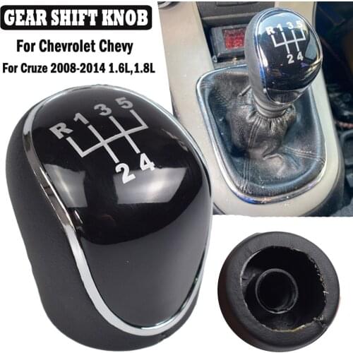 Manual Transmission 5 Speed Gear Shift Knob Lever Head For Chevrolet Chevy Cruze 2008-2014 1.6L 1.8L