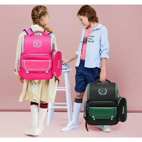 Backpack for Boys Larger Capacity School Bags with Pencil Case High Quality Waterproof Kids Satchel Space School Bags Grade 1-5