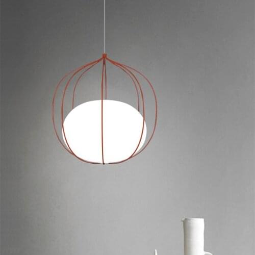 Nordic Modern Pendant Lights Iron Glass Hanging Lamp For Bedroom Kitchen Dining Room E27 Hotel Bar Hanglamp Home Decor Fixtures