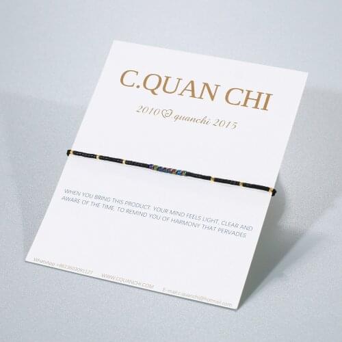 QUANCHI Fashion Miyuki Beads Bracelet Colorful Natural Stone Beads Bracelets for Women Handmade Simple Charm Women Jewelry